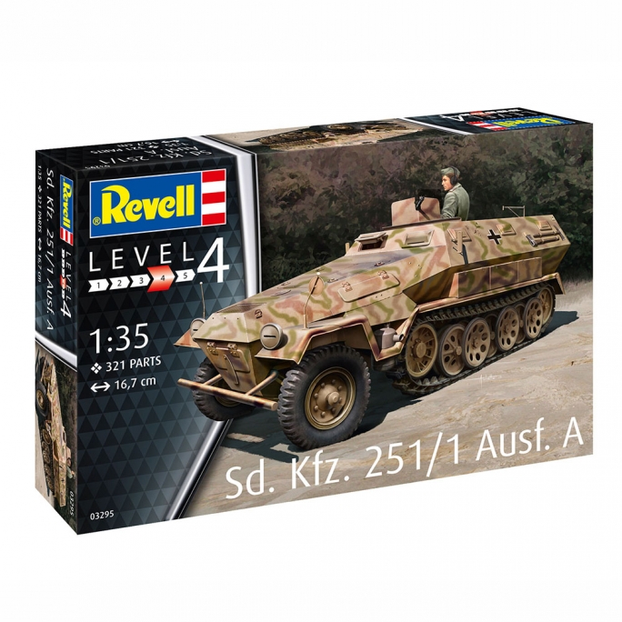 Véhicule Blindé Allemand, Sd.Kfz. 251/1 Ausf.A - REVELL 3295 - 1/35