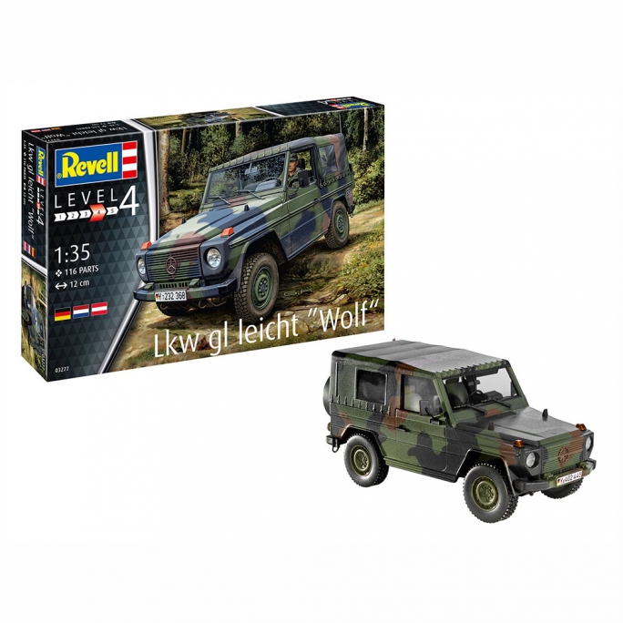 Véhicule Militaire Mercedes Lkw gl leicht "Wolf" - REVELL 3277 - 1/35