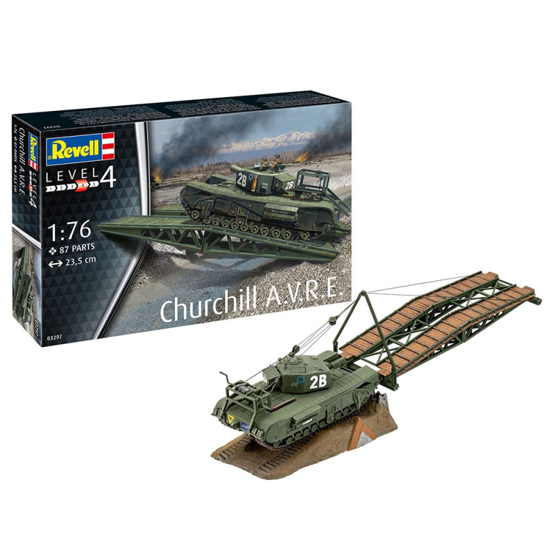 Char / Tank Churchill A.V.R.E. - REVELL 3297 - 1/76