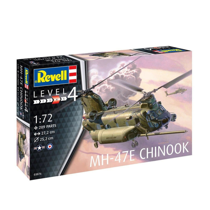 Hélicoptère de Transport, MH-47 Chinook - REVELL 3876 - 1/72