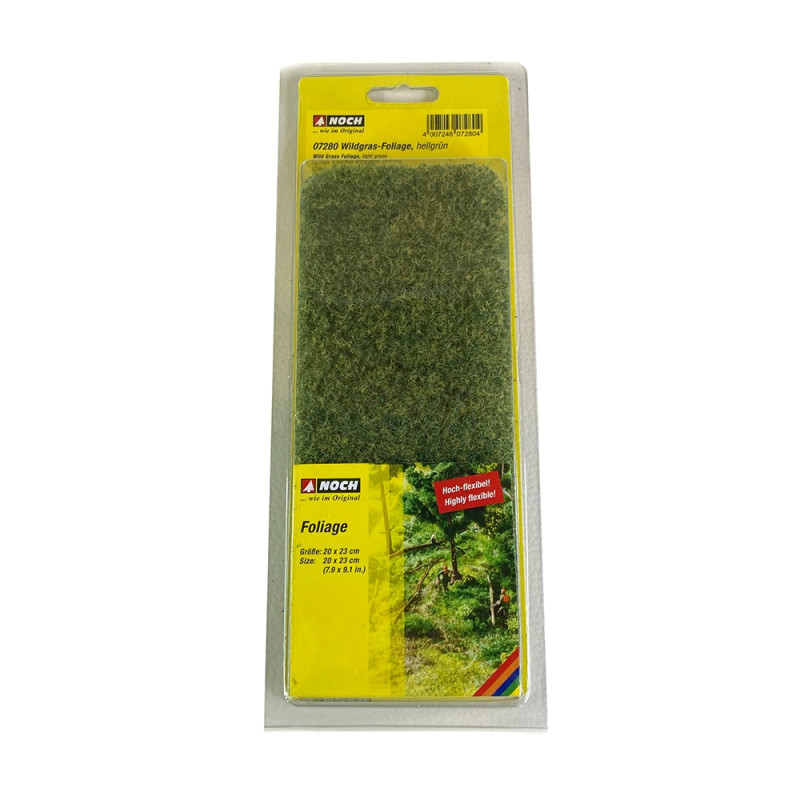 Foliage d'herbes sauvages vert clair, filet étirable - NOCH 07280 - Toutes échelles