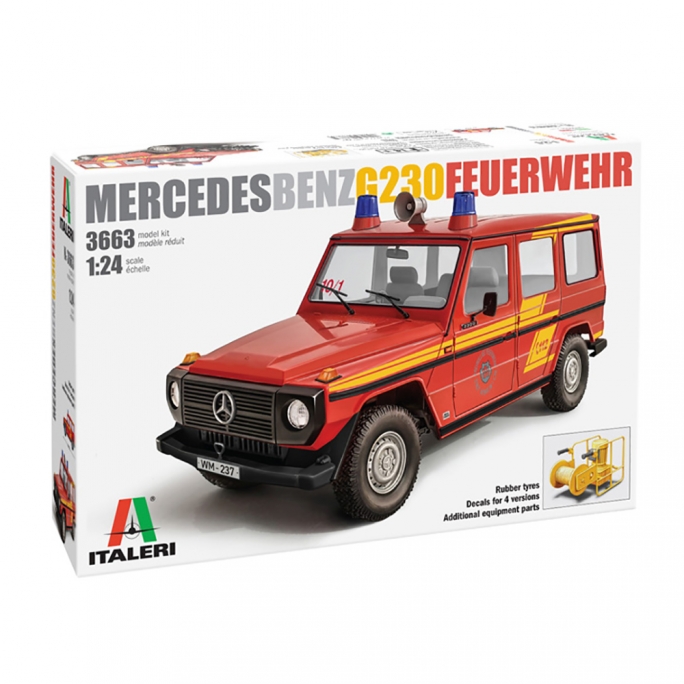 Mercedes Benz G230 Pompiers - ITALERI 3663 - 1/24