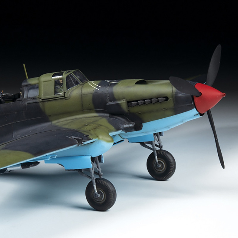 Chasseur soviétique biplace, IL-2 shturmovik 1943 - ZVEZDA 4826 - 1/48