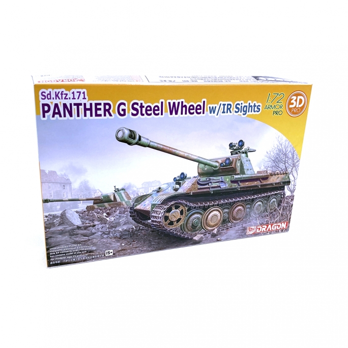 Char / Panther G Roues métal et viseurs, Sd.Kfz.171 - DRAGON 7697 - 1/72
