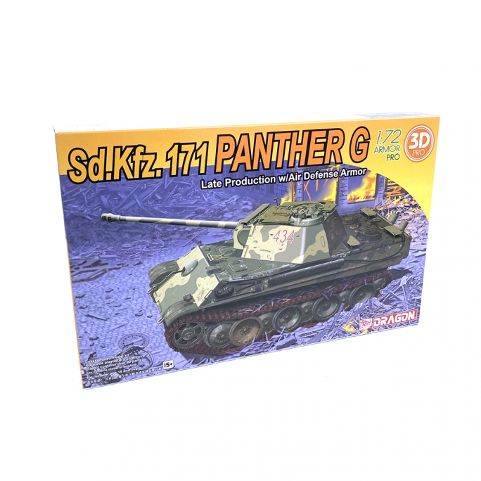 Char / Panther G Blindage Anti Aérien Sd.Kfz.171 - DRAGON 7696 - 1/72