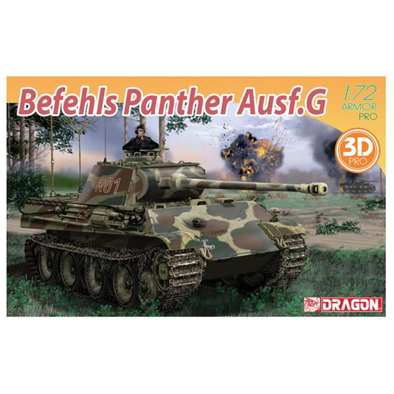 Char / Panther de commandement Ausf.G - DRAGON 7698 - 1/72