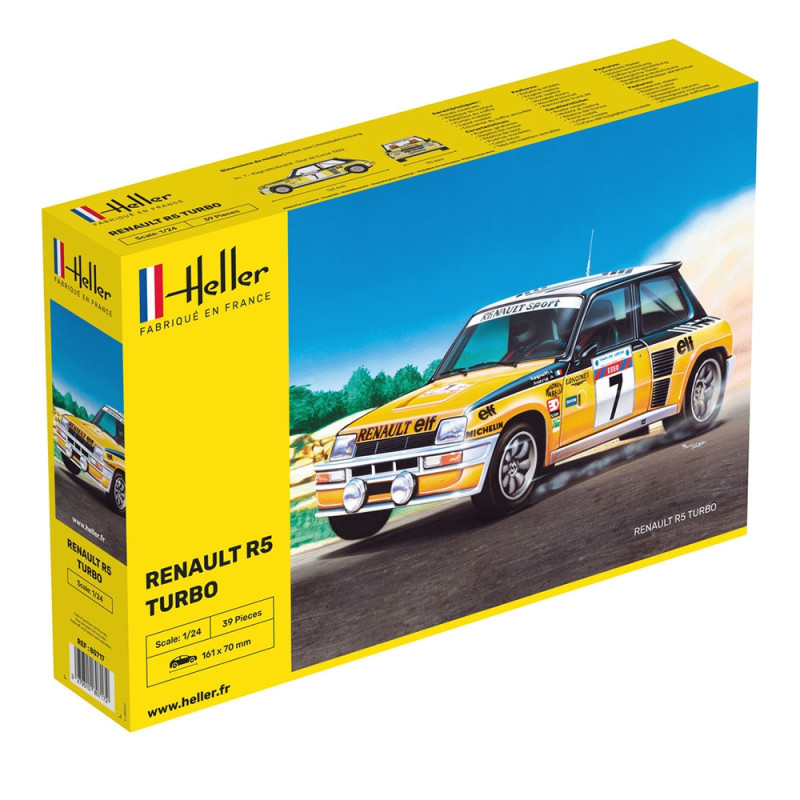 Renault 5 Turbo 1978 - HELLER 80717 - 1/24