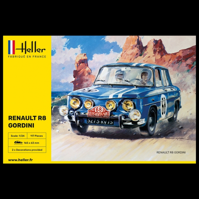 Renault 8 Gordini 1964 - HELLER 80700 - 1/24