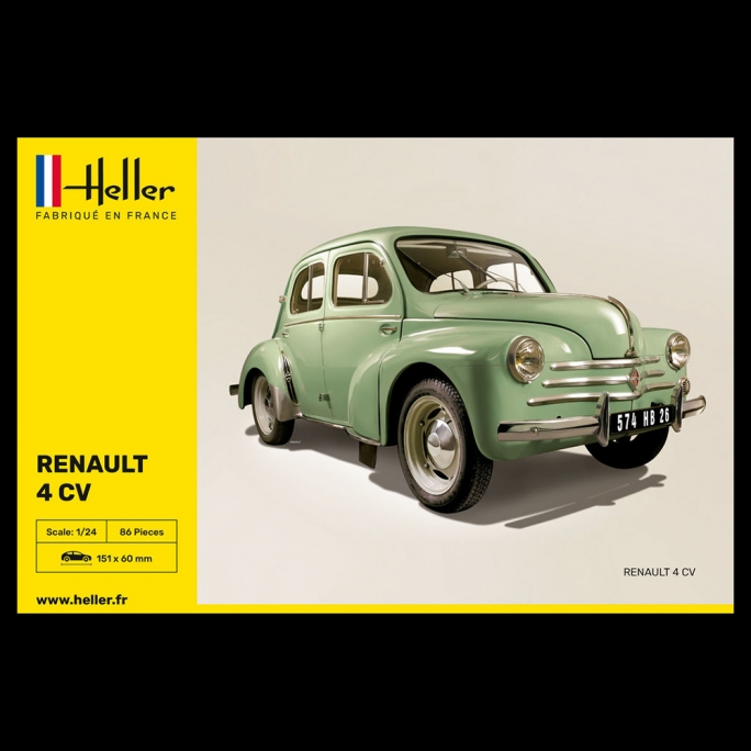 Renault 4CV 1954 - HELLER 80762 - 1/24