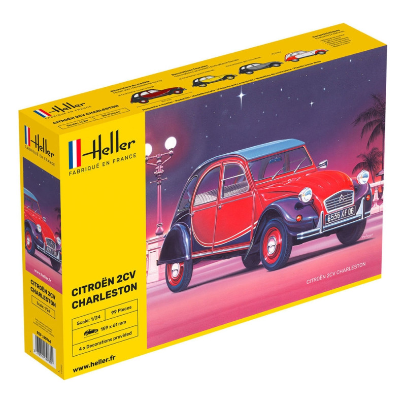 Citroën 2CV Charleston 1980 - HELLER 80766 - 1/24