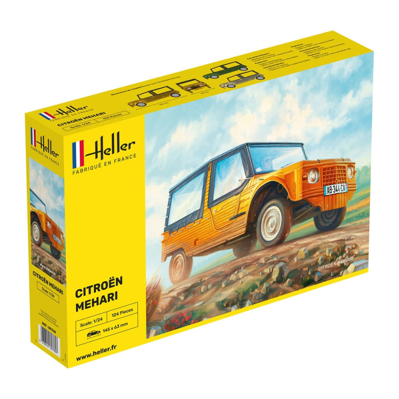 Citroën Méhari V1 1968 - HELLER 80760 - 1/24