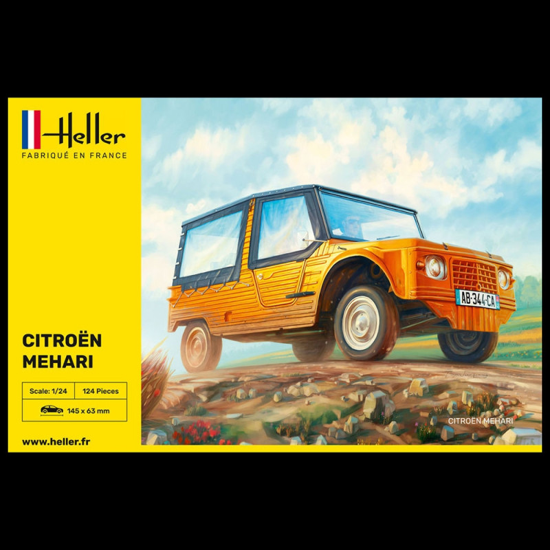 Citroën Méhari V1 1968 - HELLER 80760 - 1/24