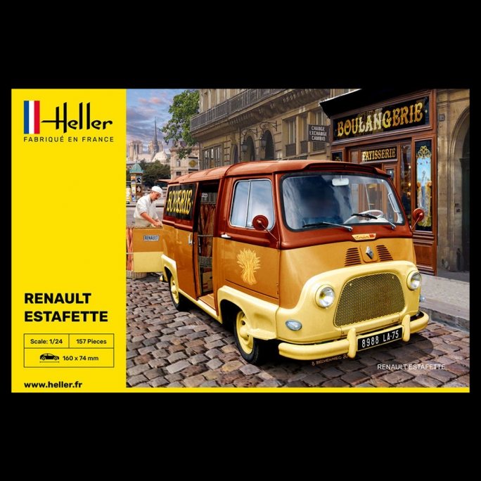 Renault Estafette "Boulangerie" 1964 / 1973 - HELLER 80743 - 1/24