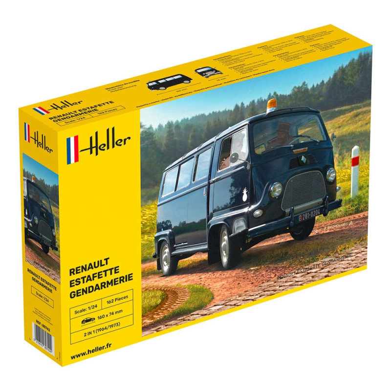 Renault Estafette "Gendarmerie" 1964 / 1973 - HELLER 80742 - 1/24