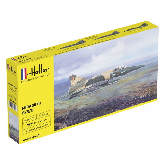 Mirage 3, E/R/5 - HELLER 80323 - 1/72