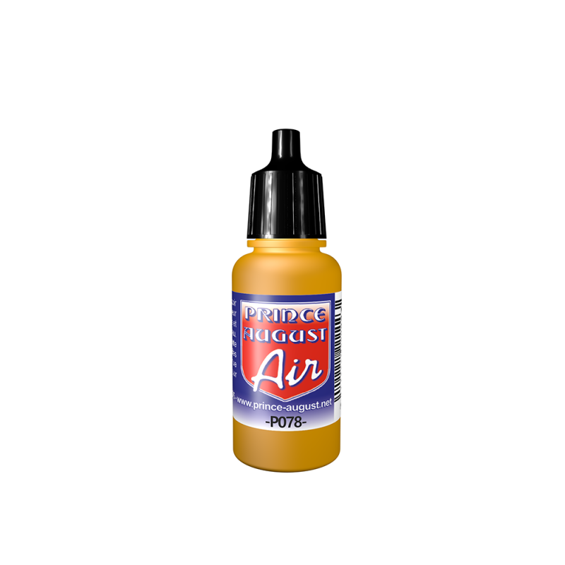 Peinture Jaune Doré 17 ml - PRINCE AUGUST P078