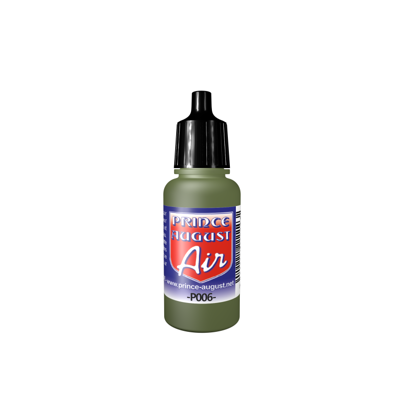 Peinture Vert Clair Camouflage 17 ml - PRINCE AUGUST P006