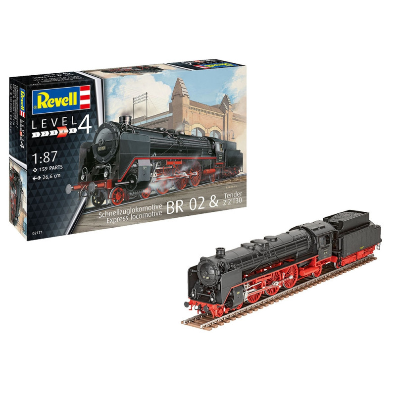 Locomotive BR 02 & Tender 2'2'T30 - REVELL 2171 - 1/87