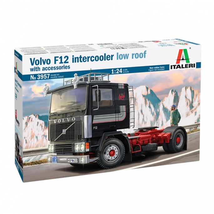 Camion Volvo F12 Intercooler avec accessoires - ITALERI 3957 - 1/24