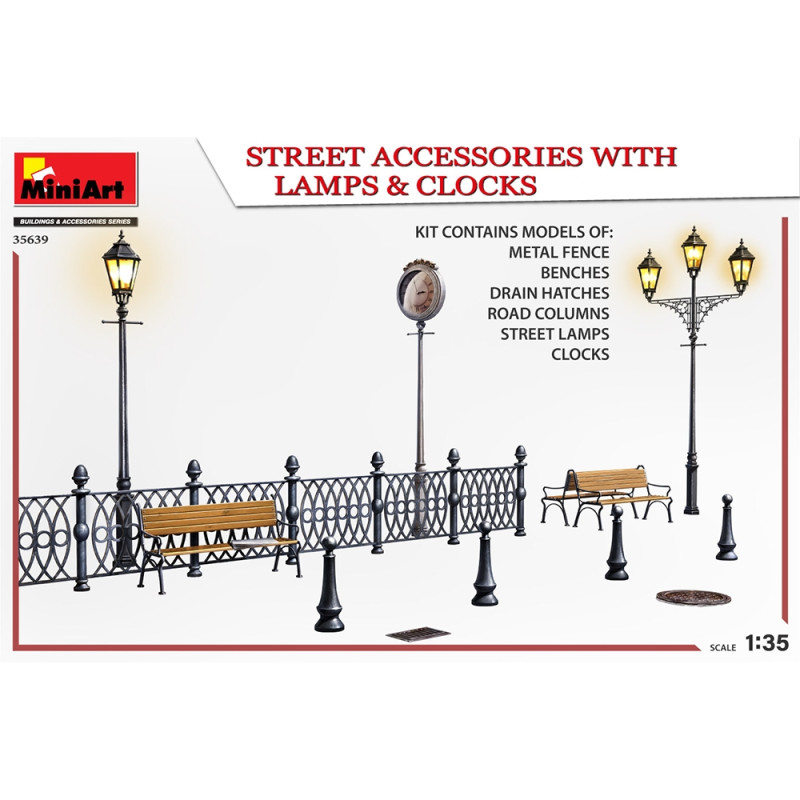 Set d'accessoires de rue - MINIART 35639 - 1/35