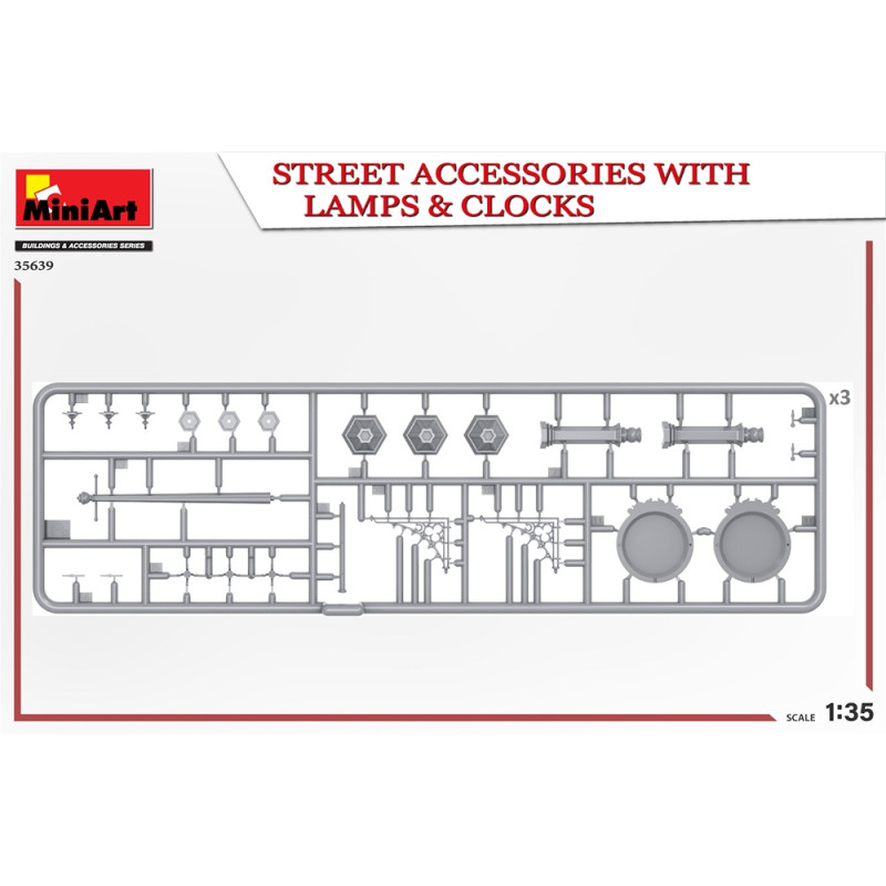 Set d'accessoires de rue - MINIART 35639 - 1/35