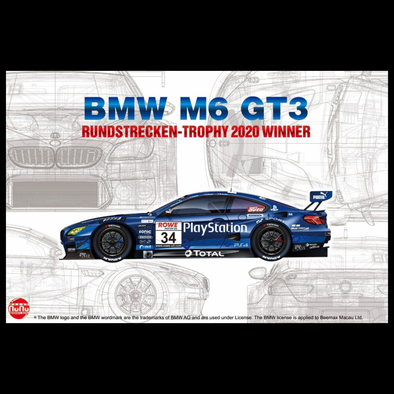 BMW M6 GT3 Langstrecken 2020 - NUNU 24027 - 1/24