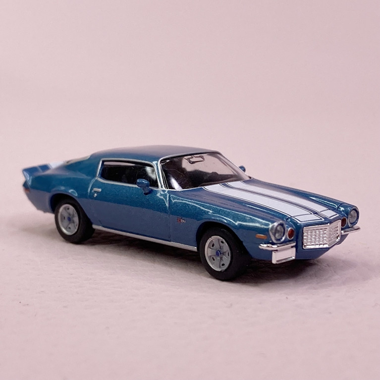 Chevrolet Camaro Z28 1970, Bleu Blanc - BREKINA 19911 - HO 1/87