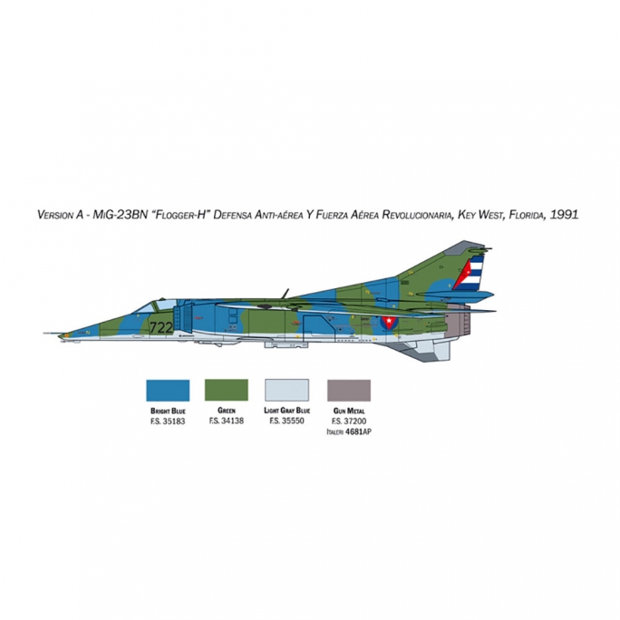 Avion de chasse MiG-27/MiG-23BN Flogger - ITALERI 2817 - 1/48