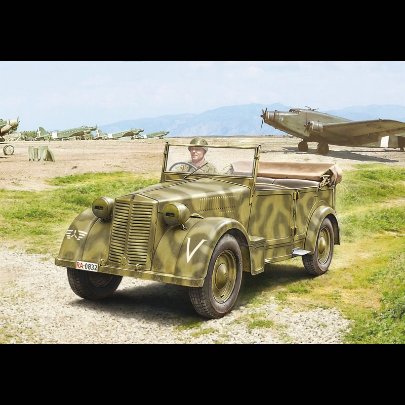 Fiat 508 CM Coloniale avec chauffeur - ITALERI 6550 - 1/35