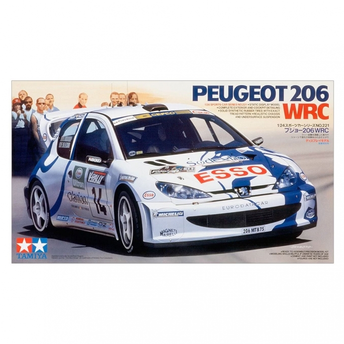 Peugeot 206 WRC - TAMIYA 24221 - 1/24