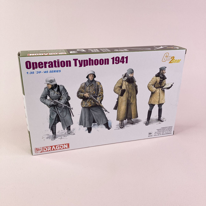 Soldats allemands, Opération Typhoon 1941 - DRAGON 6735 - 1/35