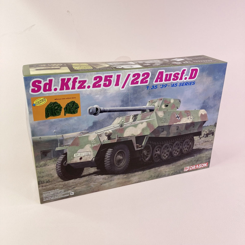 Véhicule blindé Sd.Kfz.251/22 Audf.D - DRAGON 6963 - 1/35