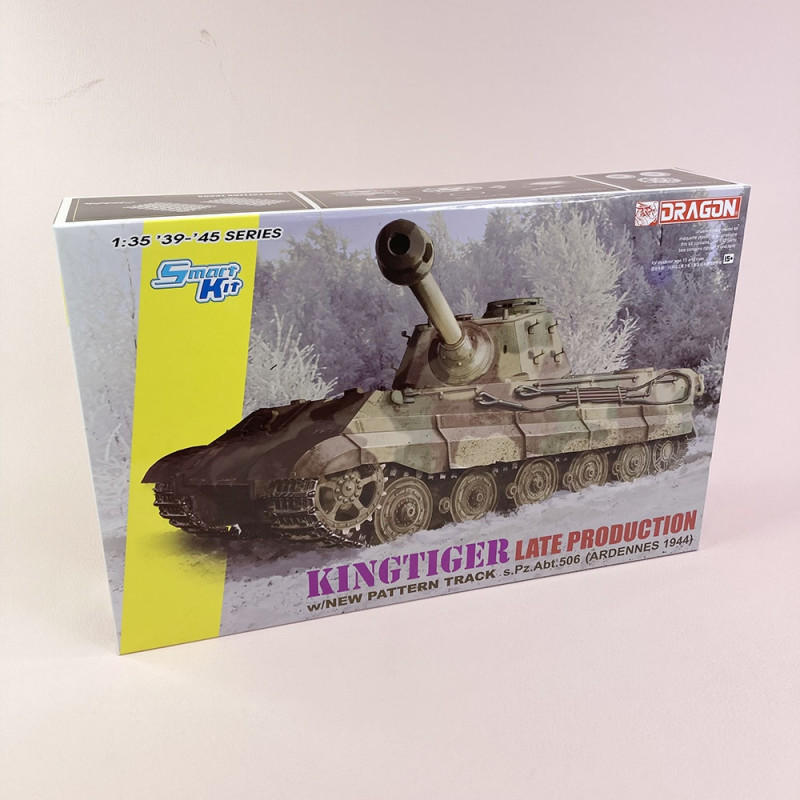 Char Kingtiger Late Production s.Pz.Abt.506, Ardennes 1944 - DRAGON 6900 - 1/35