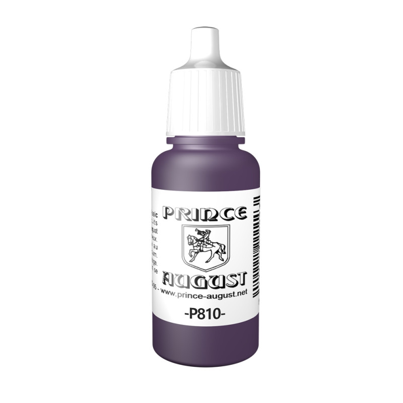 Peinture Acrylique, 17ml, Pourpre Royal - PRINCE AUGUST P810