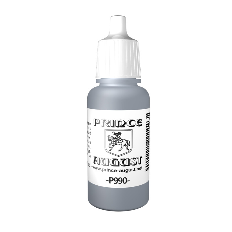 Peinture Acrylique, 17ml, Gris Pâle - PRINCE AUGUST P990