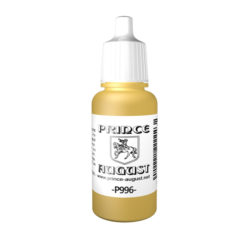 Peinture Acrylique, 17ml, Or - PRINCE AUGUST P996 -172