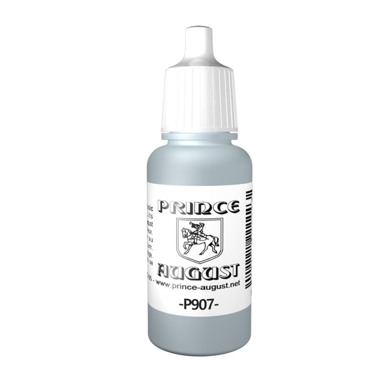 Peinture Acrylique, 17ml, Bleu Gris Clair - PRINCE AUGUST P907 - 153