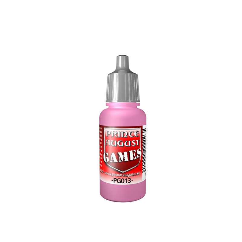 Peinture Acrylique, 17ml, Rose Pieuvre - PRINCE AUGUST PG013