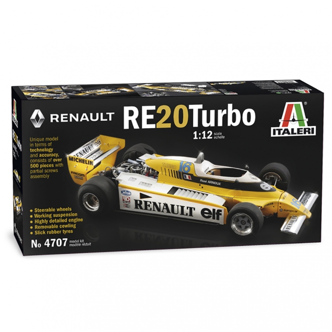 Formule 1 Renault RE20 turbo - ITALERI 4707 - 1/12