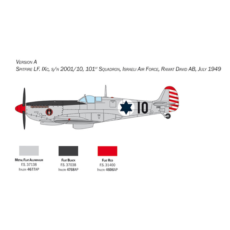 Avion de chasse Spitfire Mk. IX - ITALERI 2804 - 1/48