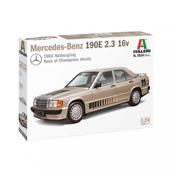 Mercedes 190E 2.3 16v, 1984 - ITALERI 3624 - 1/24