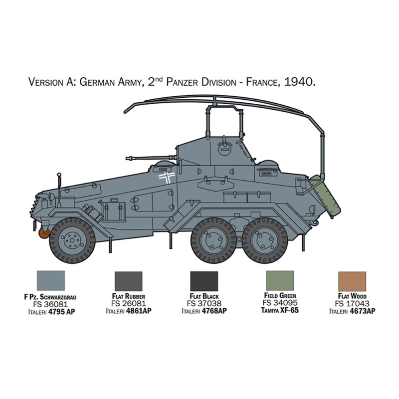 Véhicule Blindé Allemand Sd. Kfz. 232 - ITALERI 6433 - 1/35