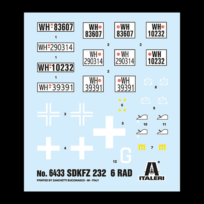 Véhicule Blindé Allemand Sd. Kfz. 232 - ITALERI 6433 - 1/35