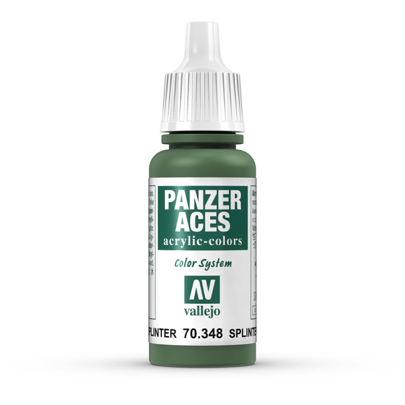 Peinture Acrylique, 17ml, Panzer Aces Lignes Splinter - VALLEJO 70348