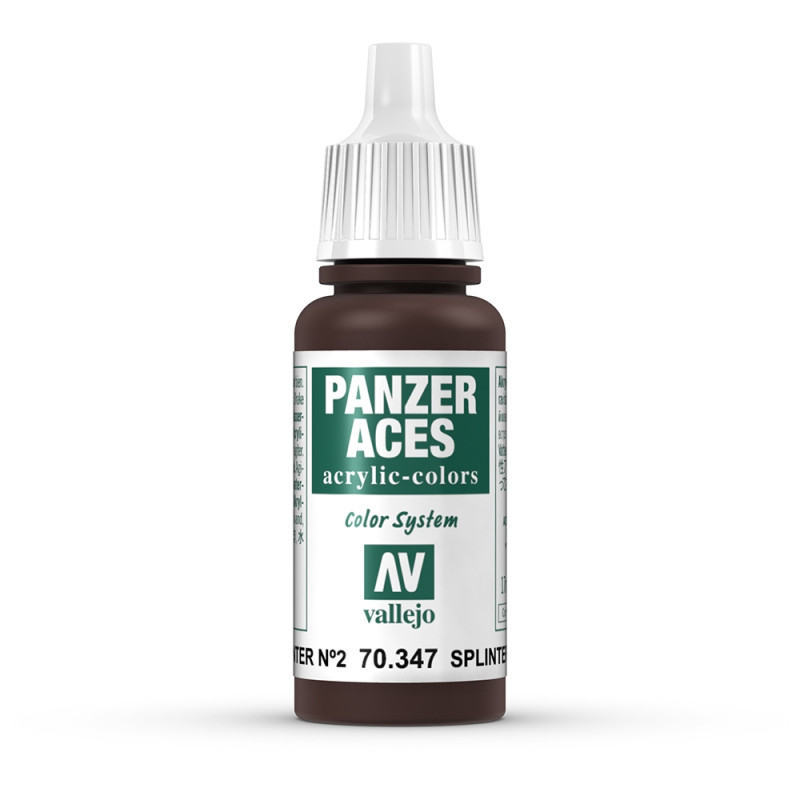 Peinture Acrylique, 17ml, Panzer Aces Taches Splinter II - VALLEJO 70347