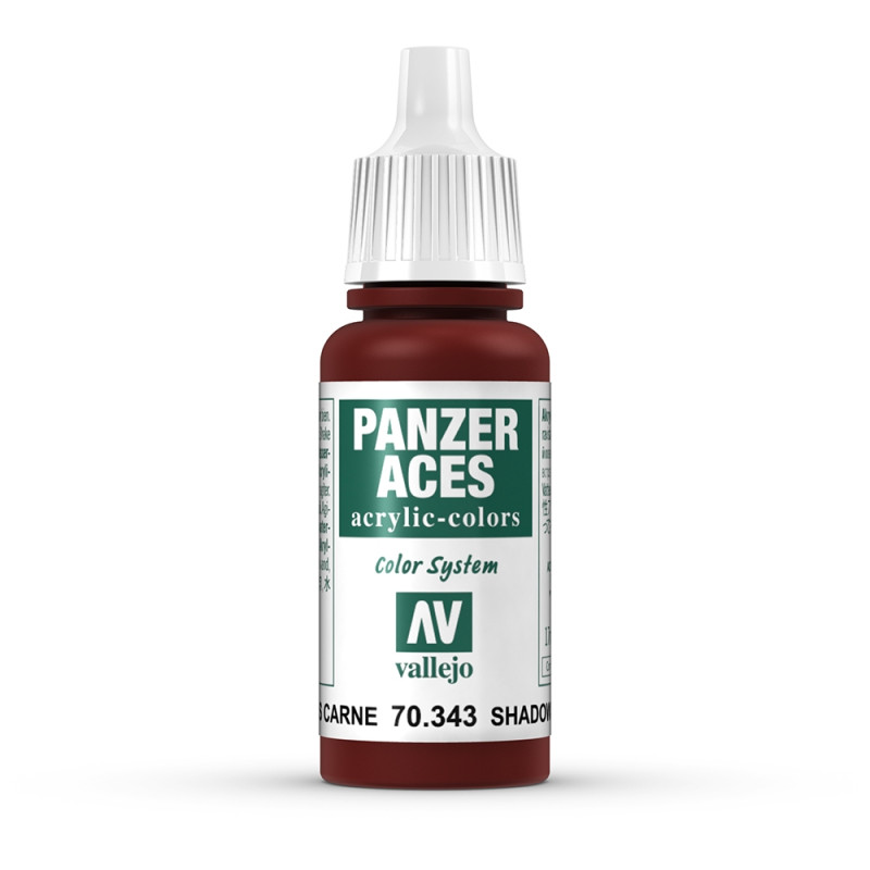 Peinture Acrylique, 17ml, Panzer Aces Ombrage Chair - VALLEJO 70343