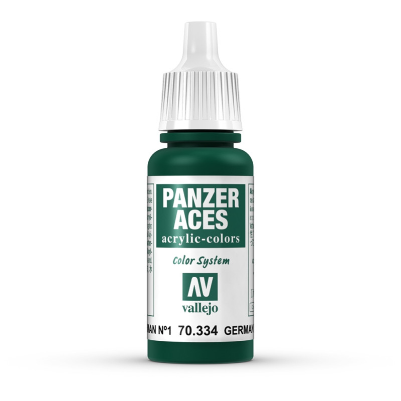 Peinture Acrylique, 17ml, Panzer Aces Equip.Char All. I - VALLEJO 70334