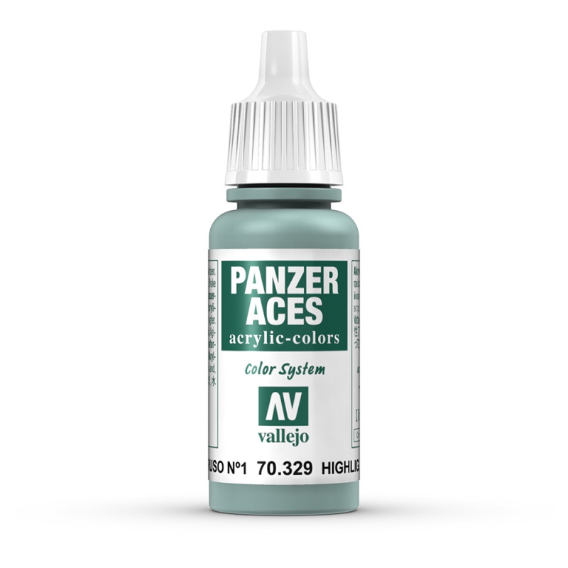 Peinture Acrylique, 17ml, Panzer Aces Eclairci E.C.Russe I - VALLEJO 70329