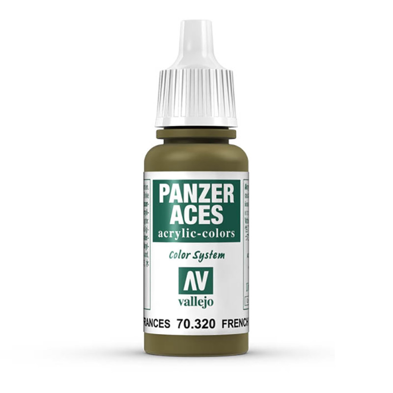 Peinture Acrylique, 17ml, Panzer Aces E.C. Français - VALLEJO 70320