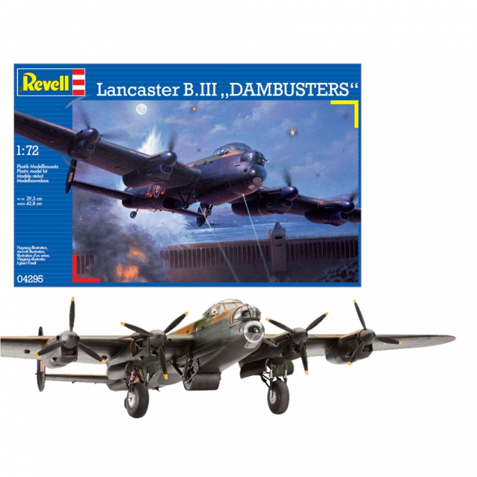 Bombardier Lancaster B.III DAMBUSTERS, RAF - REVELL 4295 - 1/72
